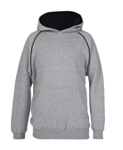 Picture of JB's Adults Contrast Fleecy Hoodie Cotton/Polyester Fleece